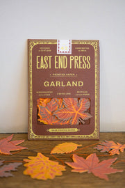 Autumn Leaves Sewn Garland