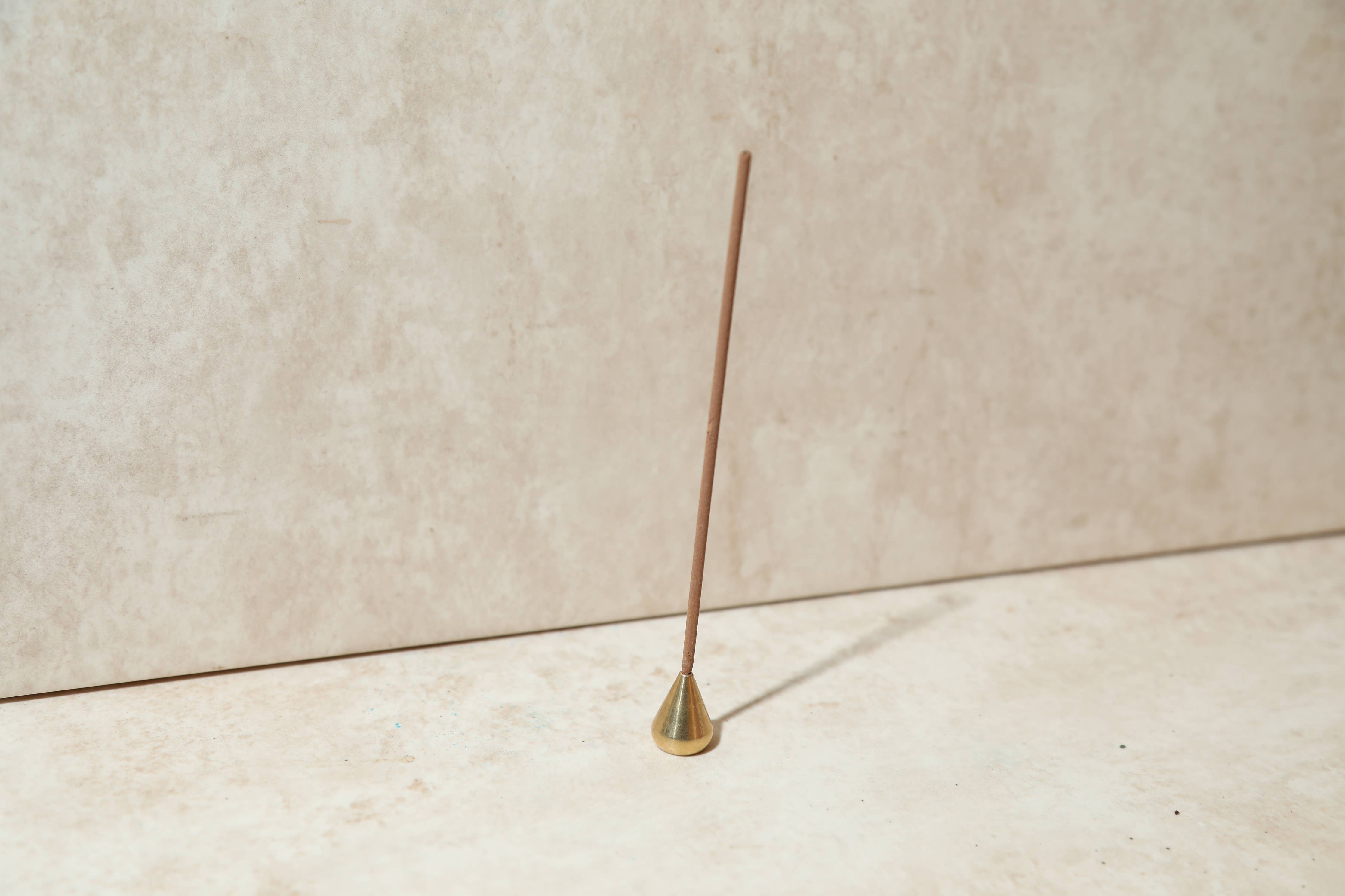 Brass Teardrop Incense Holder