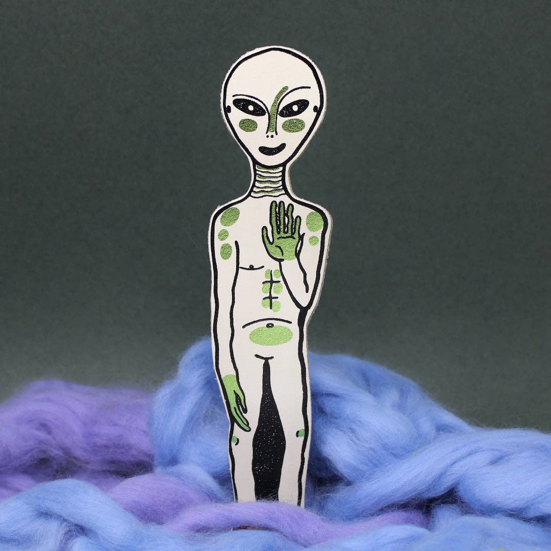 Alien Bookmark: Apple