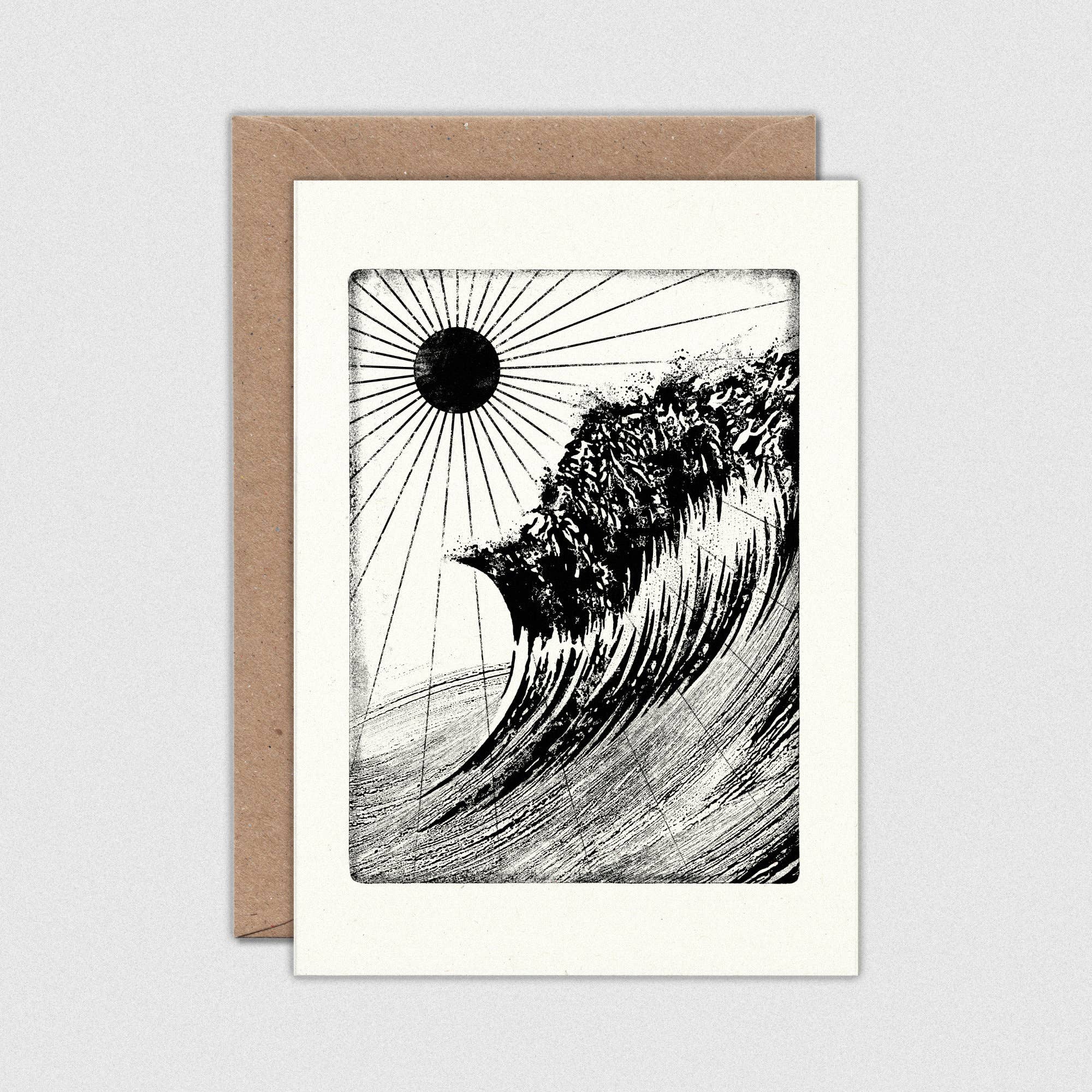 Wave Song Individual Card (A6) Ocean Sea Seascape Coastal