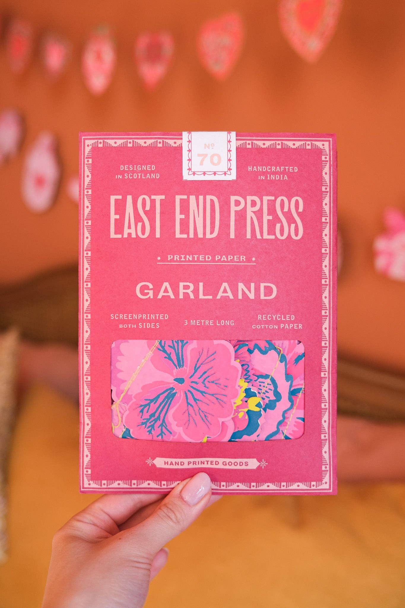 UK/EU: Summer Garden Sewn Garland