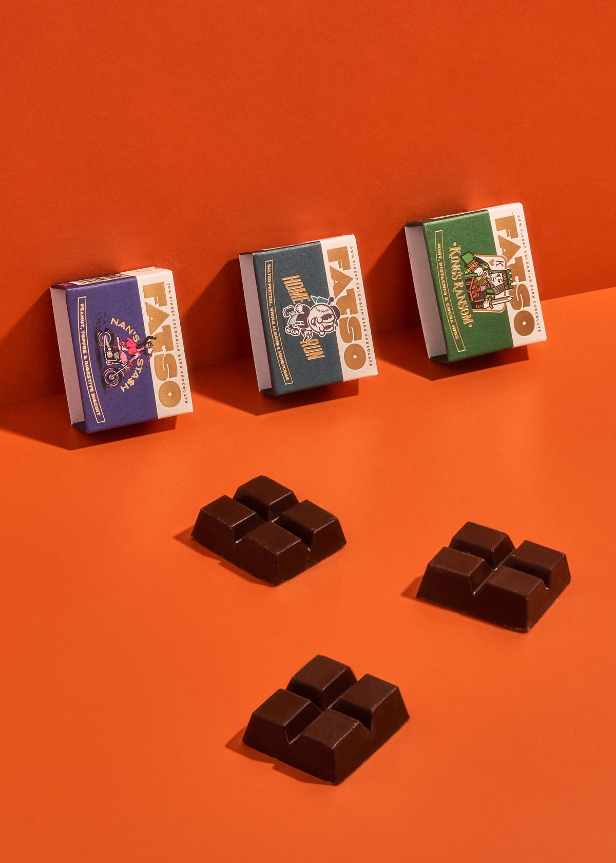 HOME RUN 40g  - 60% Dark chocolate vegan chunky mini bar