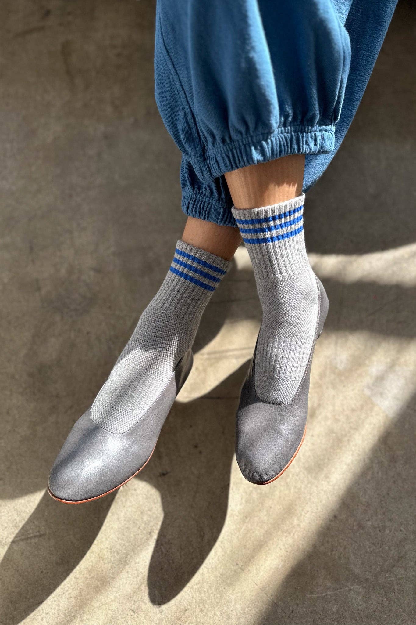 Girlfriend Socks: Indigo