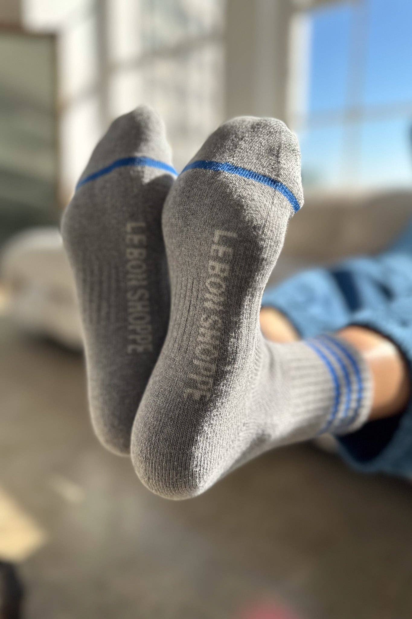 Girlfriend Socks: Egret