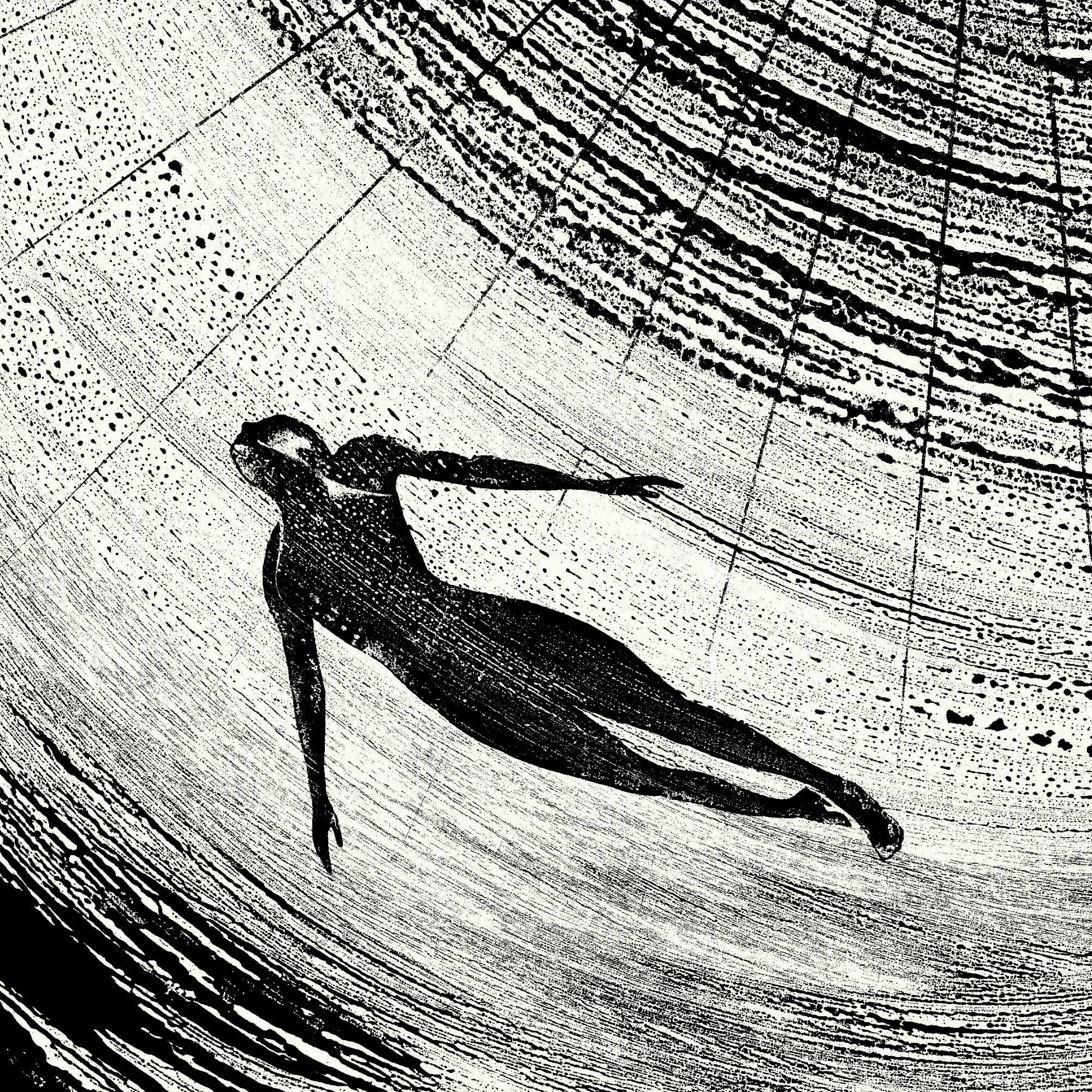 One Breath, Digital Print (A4, A3) Ocean Wild Swim Summer: A3