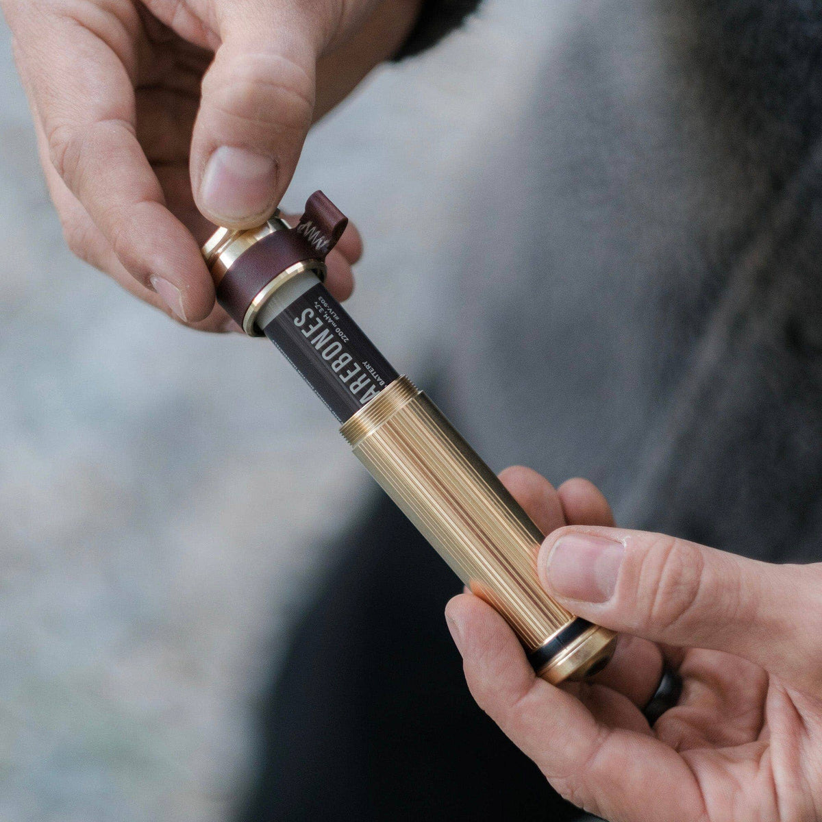 Mini Flashlight Brass