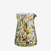 Glass milk jug - Orane + Yellow