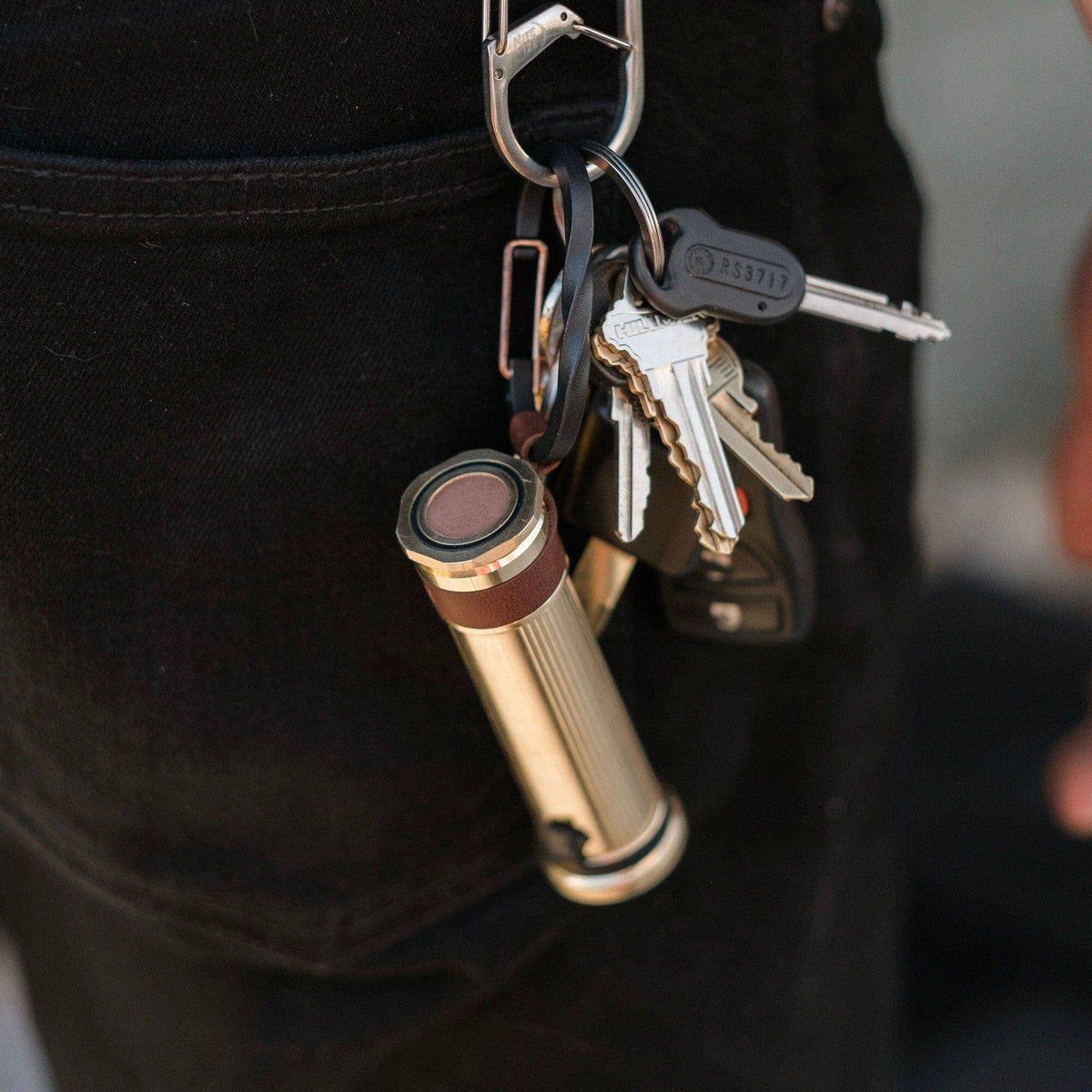 Mini Flashlight Brass