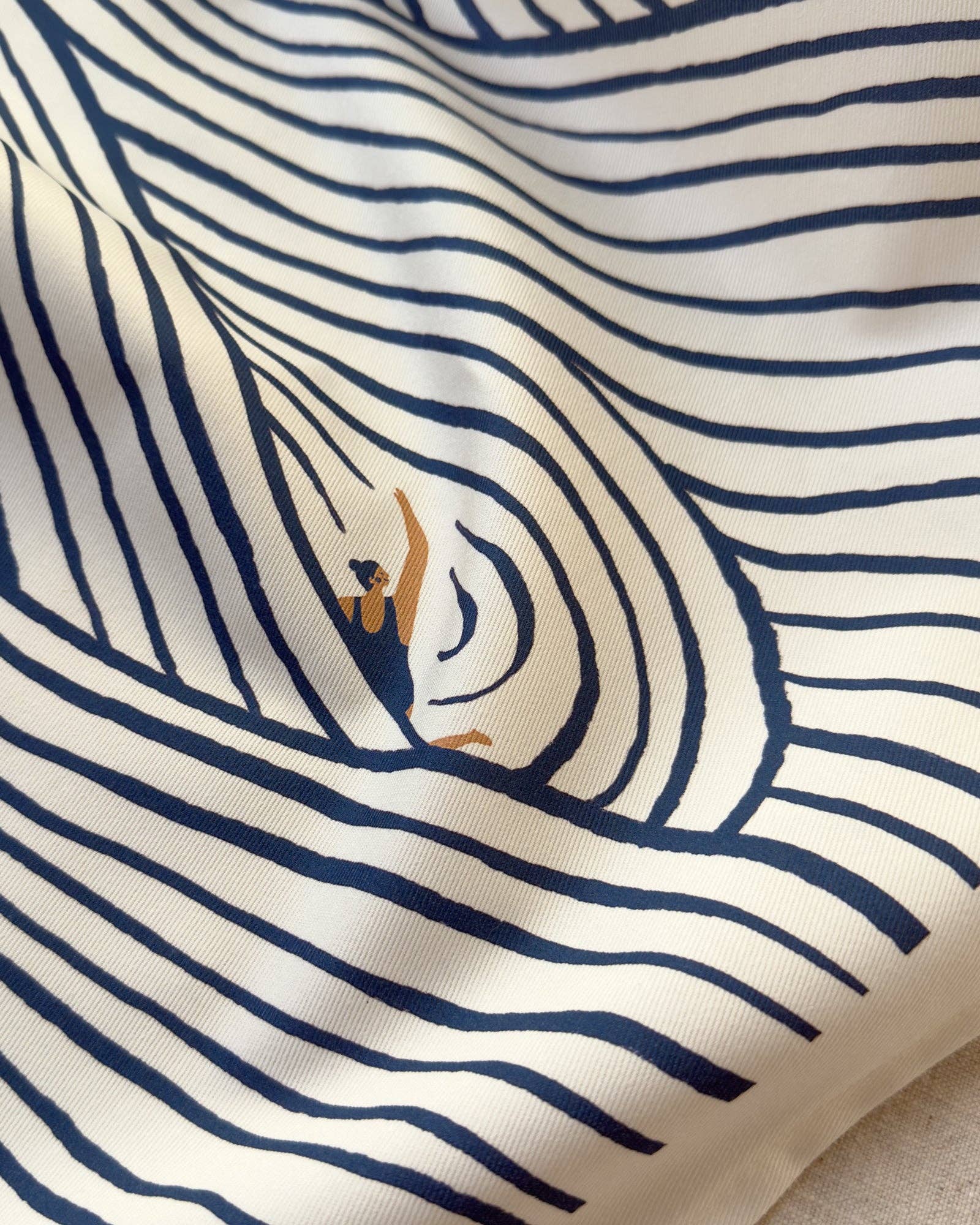 Swimming Pattern Tea Towel