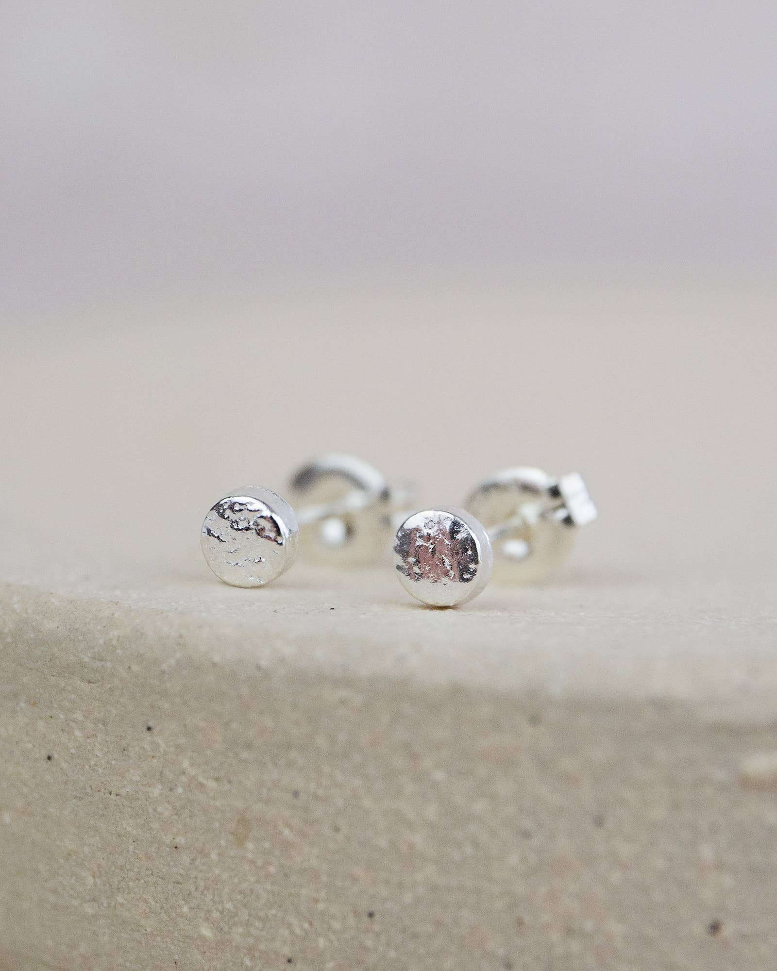 Sterling Silver Mini Studs - Circle