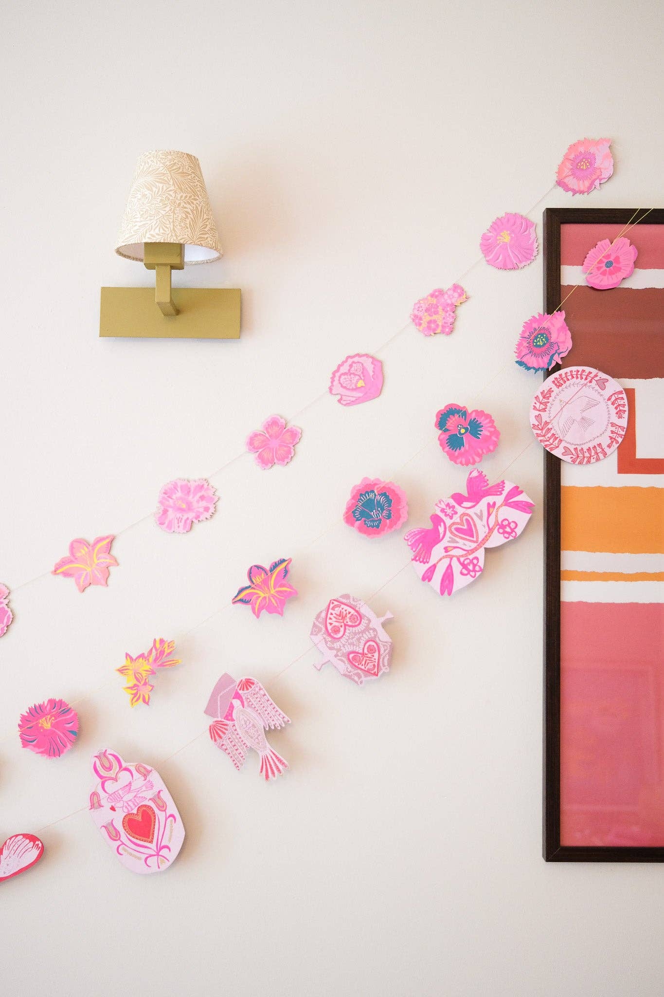 UK/EU: Summer Garden Sewn Garland