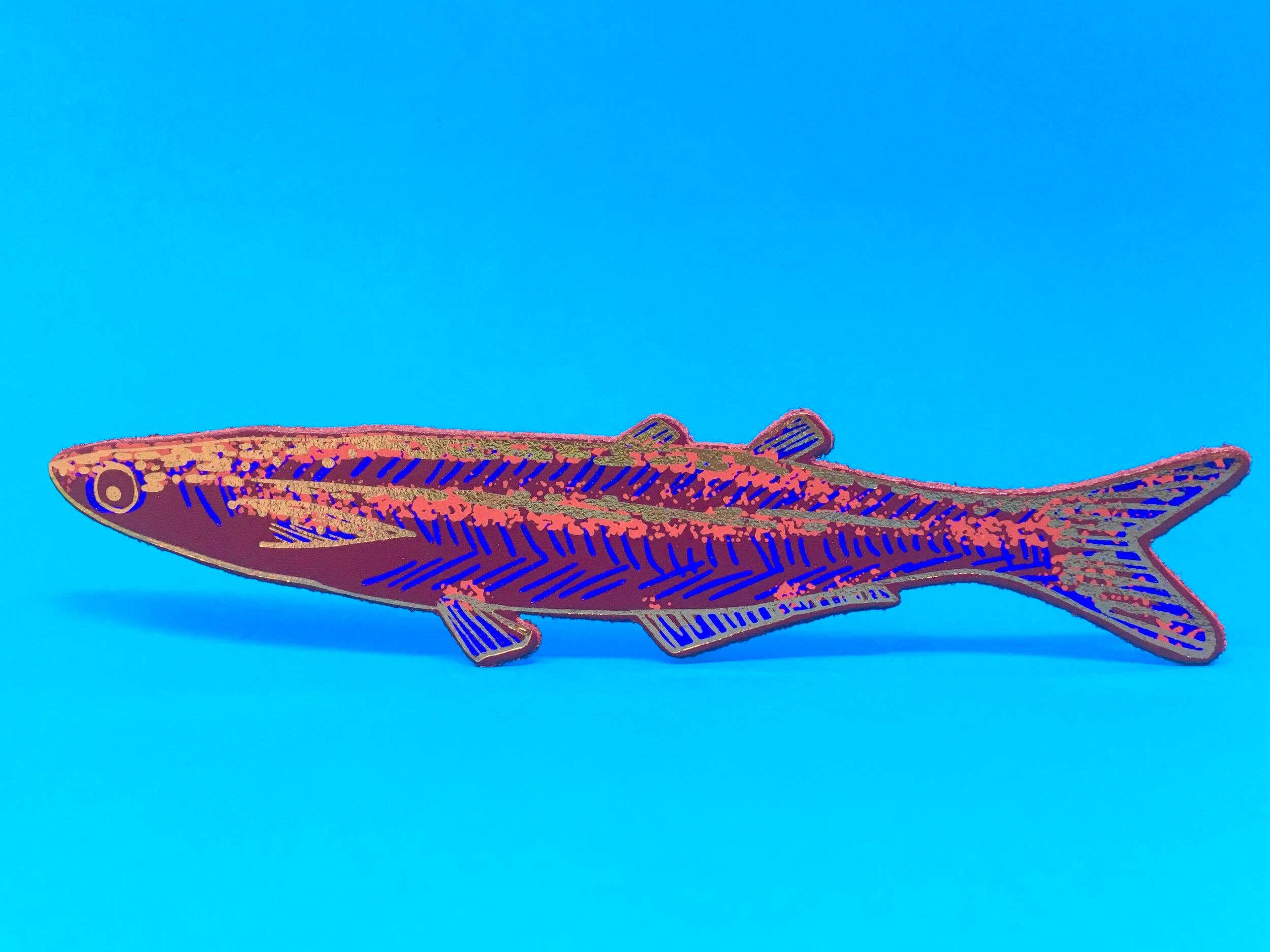 Fish Bookmark: Dark Green
