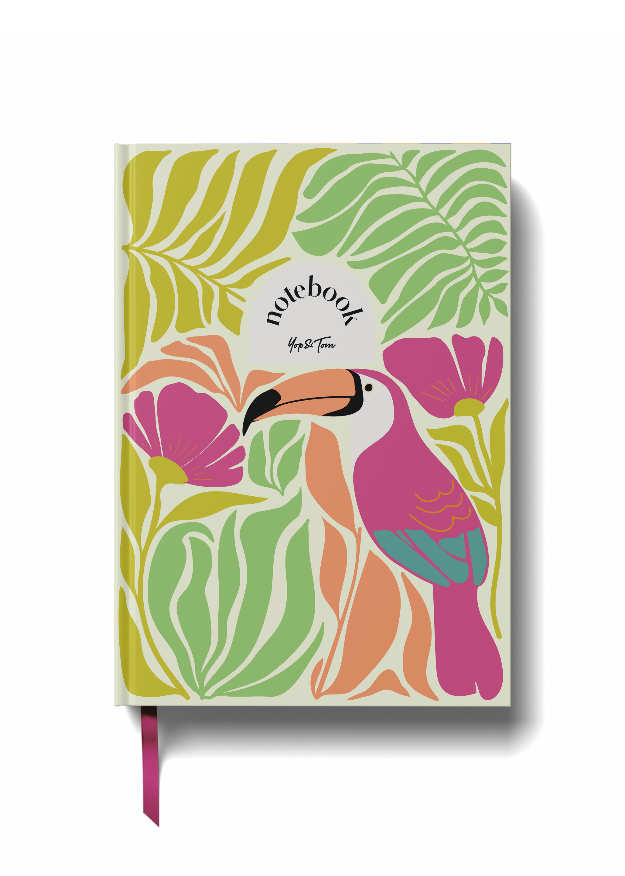 Lined Notebook Hardback - Toucan Tapestry