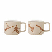 Harlow Cup, Brown set of 2