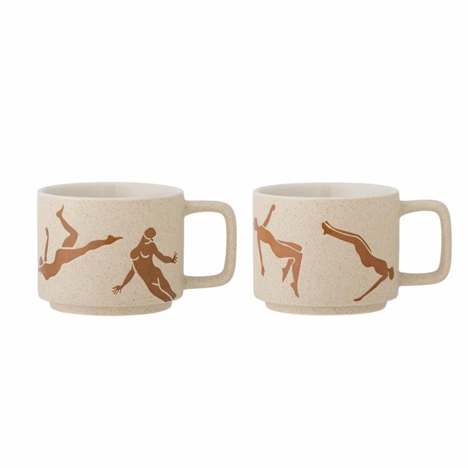 Harlow Cup, Brown set of 2