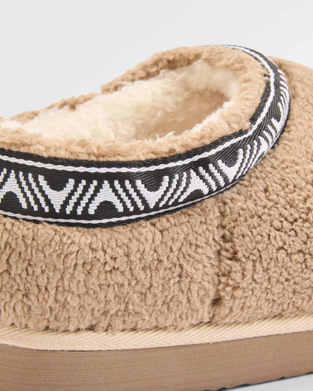 Ember Sherpa Fleece Slipper 2.0 - Biscuit